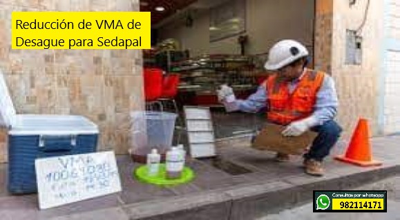 REDUCCION  Valor Máximo Admisible VMA SEDAPAL en Lima